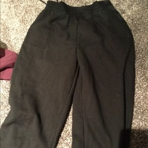 Black sweatpants